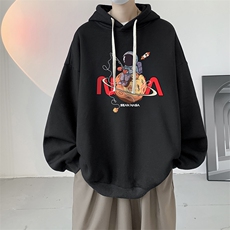 连帽卫衣男大码运动服帽衫外套WY2287-P35加绒款-P40，男装卫衣，电商A040