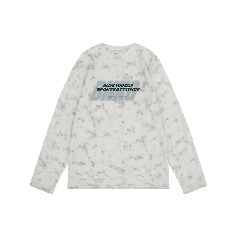 260克重磅扎染德绒圆领打底衫【有货】HD019-DR25364RL-P25，男装T恤，电商019-1