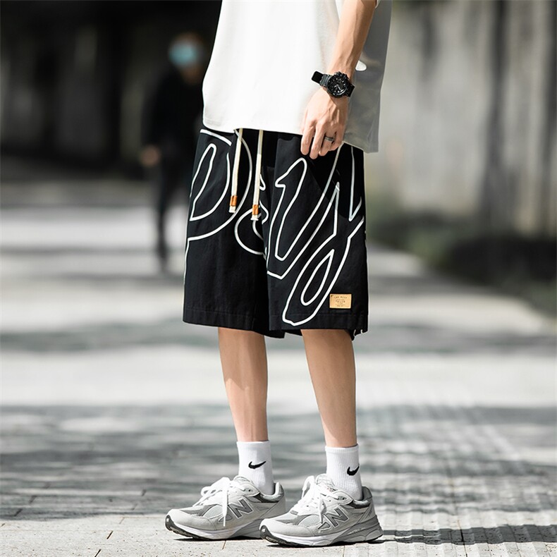 2023夏季新款cityboy大码百搭休闲短裤M-5XHK22312-P45,男装休闲裤,电商A022