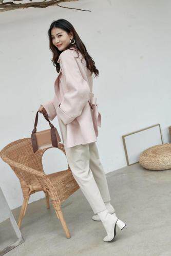 冬季新品双面羊绒大衣，女装，拉嘉图