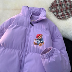 抖音品质美式潮流字母印花高街INS宽松棉服JK23546特批65控108，男装棉衣，星座605(原A050)