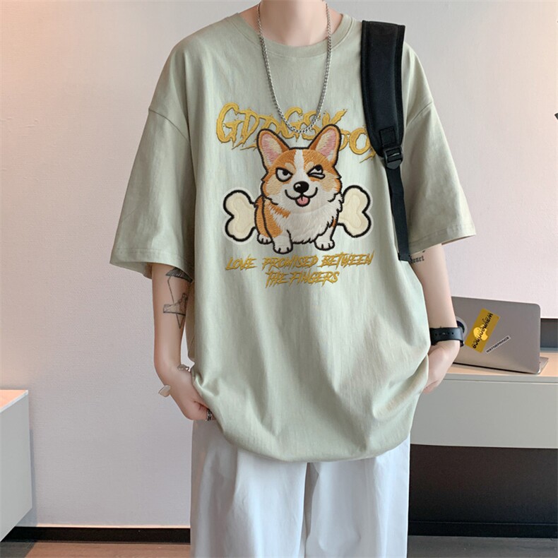 已注册/夏季内景时尚大码宽松短袖T恤男潮百搭打底衫DT00595/P25,男装T恤,电商B316