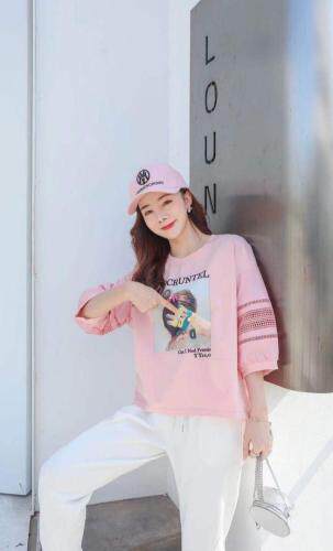 夏季小衫，白色，粉色，兰色，女装，英雅姿秀