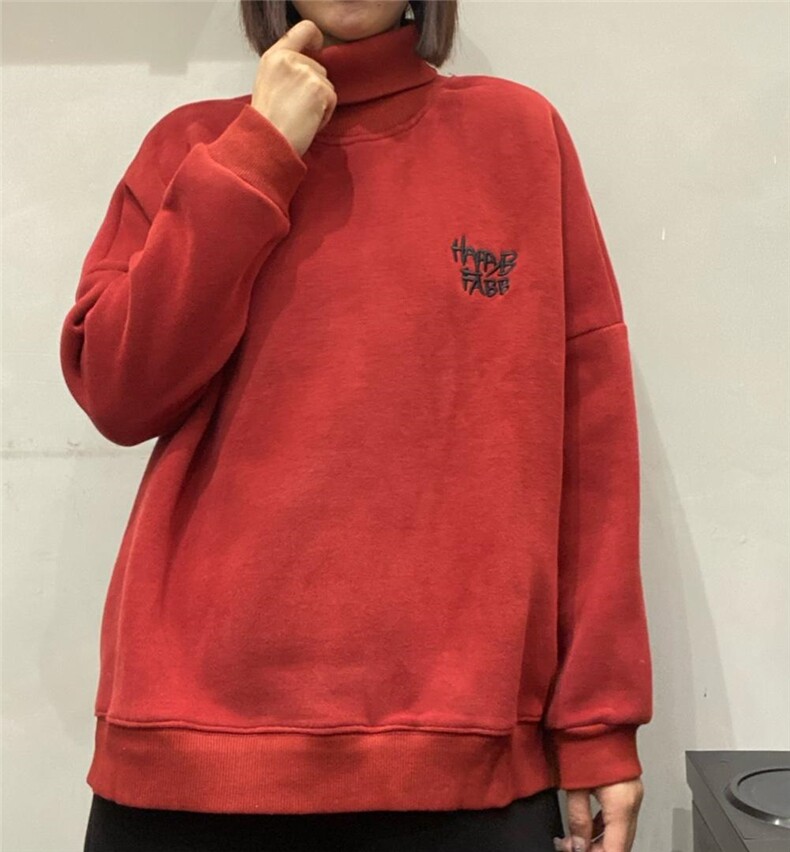 新款预告高领复合卫衣婴儿绒，女装卫衣/绒衫，月光水岸