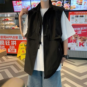 男夏季百搭潮流时尚防水双层马甲GM16P52图片