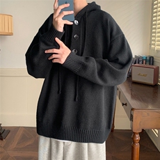 连帽毛衣卫衣男冬季慵懒风高级感MYM288，男装针织衫/毛衣，星座516A