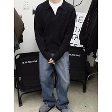 Polo领毛衣男宽松潮牌高级感打底针织衫线衣MY6001特P40，男装T恤，星座908-1