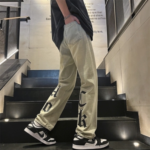 美式ins高街印花牛仔裤712- N356 M-XXL P60图片