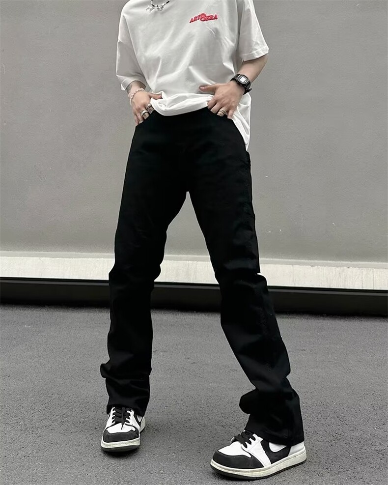美式牛仔裤男春秋新款休闲直筒裤NC23P43,男装牛仔裤,星座1116-2