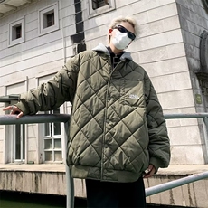 日系流行ins原宿文艺简约气质时尚百搭慵懒新款潮流，男装棉衣，星座506