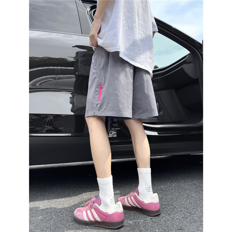 【主推】XZ612-K790-P35控49薄款短裤沙滩裤速干冰丝情侣五分裤,男装牛仔裤,星座612