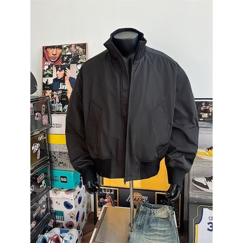 美式复古短款飞行员夹克男潮牌宽松百搭外套JKD5-P50,男装夹克,星座208-5
