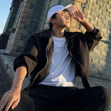 Y002男女垫肩宽松高质量夹克外套行政夹克衫美式飞行cleanfit开衫，男装夹克，星座115A-3