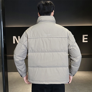 标50绒2025冬季基础跑量新款男士立领白鸭绒羽绒服夹克8818图片