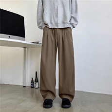 那不勒斯垂感西装裤男小众设计腰围魔术贴HR48P42，男装休闲裤，星座1116-2