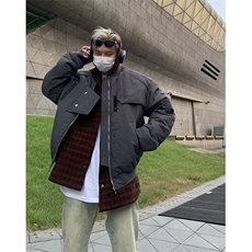 网图飞行员夹克棉衣冲锋衣休闲棉服外套情侣夹克A025-QY18053-P59，男装夹克，电商A025