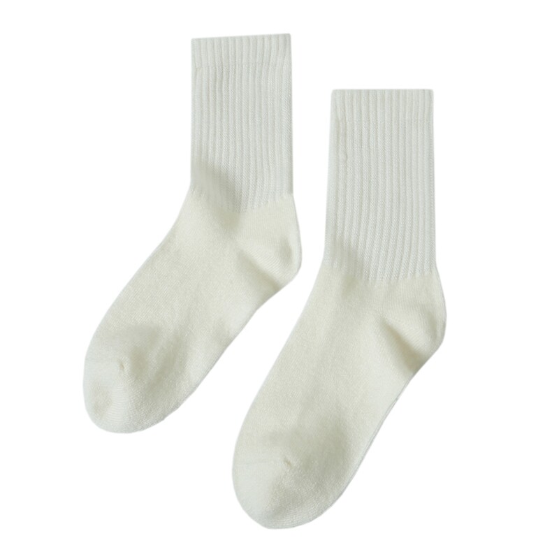 新款百搭男女同款中筒羊毛袜，袜子，瑞上羊绒