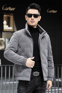 B2365钱塘2020-3时尚休闲厚款百搭新款冬季中年男士羽绒服P158图片