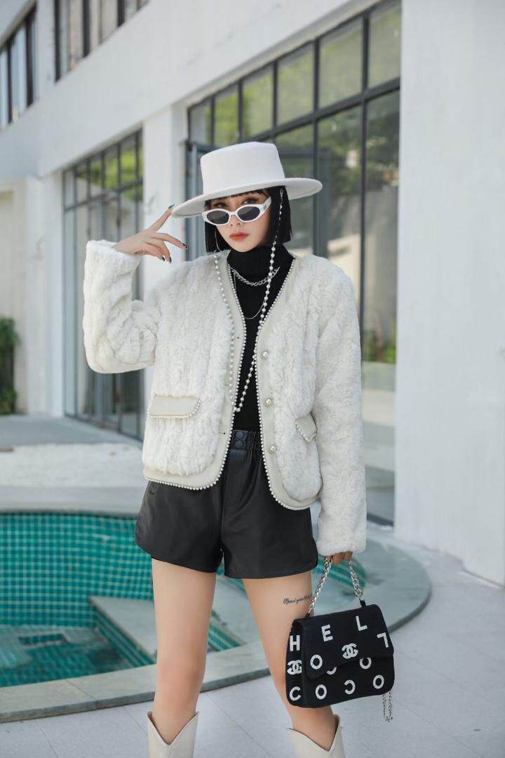 （现货）冬季新品～小香风仿兔毛外套，其它，卡提莱蒂