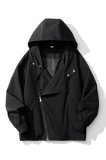 三种穿法白底双拉链大码M-5XL夹克男100%聚酯纤维JK77977P85控138，男装夹克，星座227-7