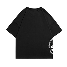 1白底平铺印花休闲情侣日系潮大码M-5XL短袖T恤男DT7654P28控45，男装T恤，星座226-2