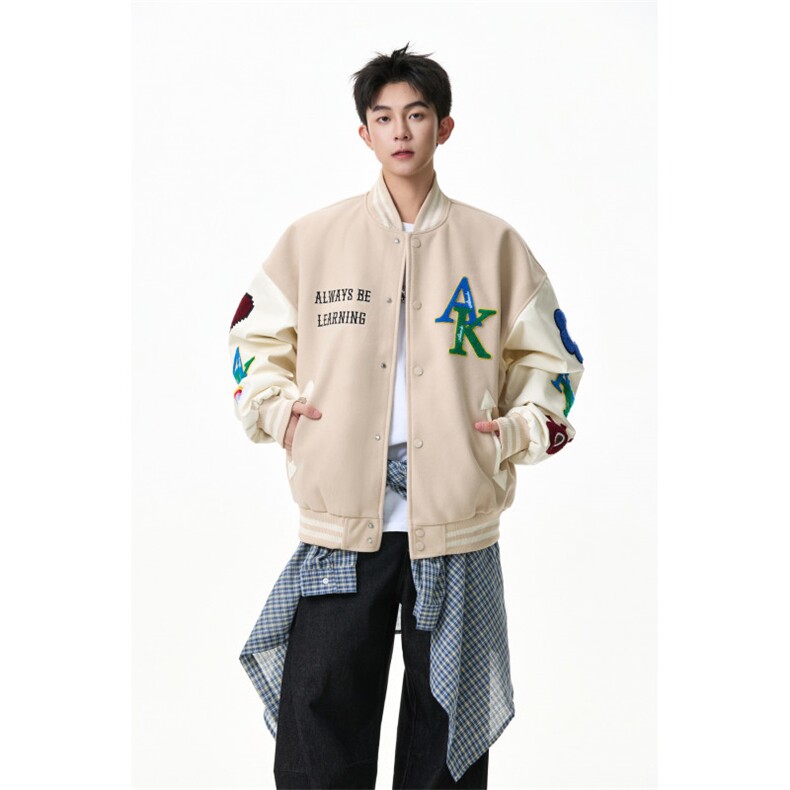 新款撞色毛巾绣棒球服WT2533-特P90-控168，女装职业装，星座609