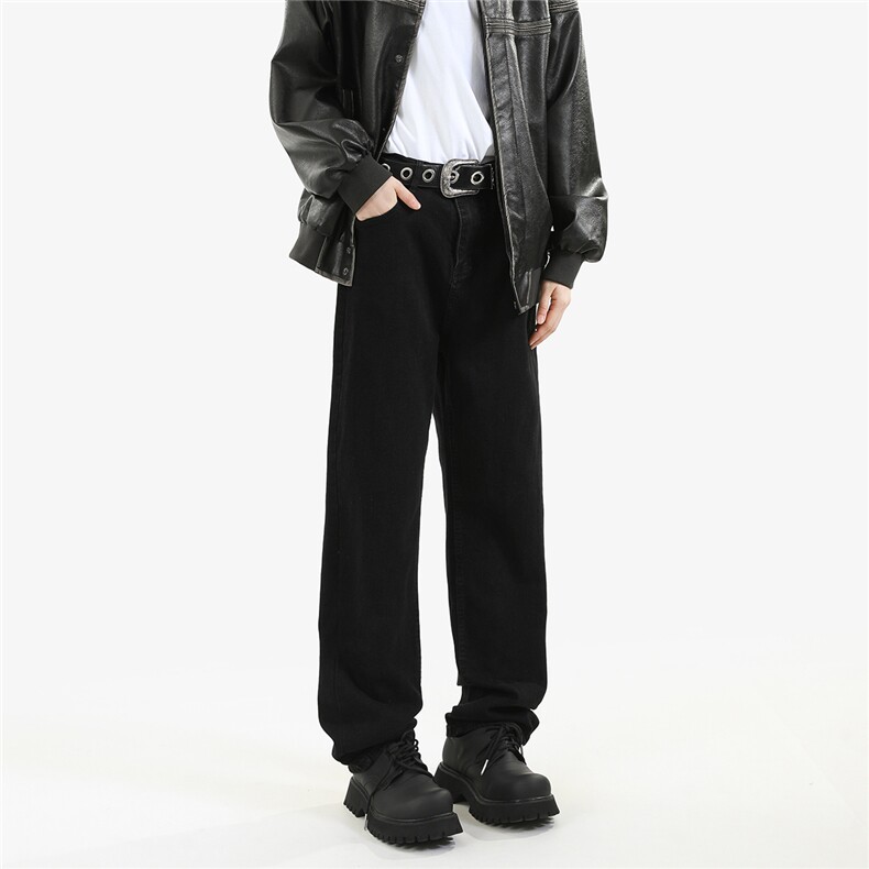 xz905-2-K028#P55-美式高街弹力小直筒水洗牛仔裤,男装牛仔裤,星座905-2