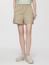 2025年夏季女装短裤棉质简约通勤宽松阔腿裤，女装短裤/热裤，泰合衣坊