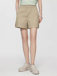 2025年夏季女装短裤棉质简约通勤宽松阔腿裤,女装短裤/热裤,泰合衣坊