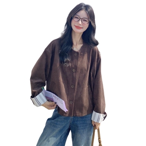 麂皮绒外套 带包2D014-9086-P165-K238图片
