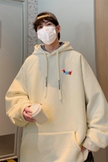 25新款港风华棉得物抖音直播高品质宽松男休闲连帽卫衣W5207P40，男装卫衣，电商C408-1(原B339-1)