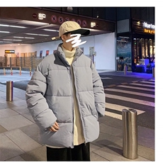 面包服男生秋冬季韩版潮流加厚棉服连帽潮牌宽松痞帅棉衣外套，男装棉衣，星座1013-1