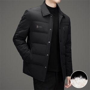 现货新标90绒中青年轻薄羽绒服外套男士秋冬时尚羽绒服夹克图片