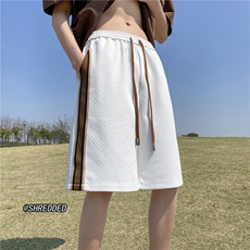 夏季男生舒适透气短裤冰丝裤休闲条纹五分裤B315-K23227-p40控55，男装休闲裤，电商B315