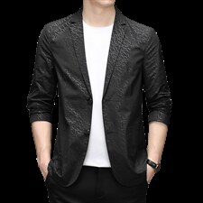 2023春秋季薄款商务休闲男士西服便西外套新款中年西装男装上衣，男装西服，电商B212（原钱塘6029）
