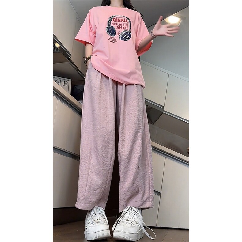 量优供视频！肌理感醋酸缎面奶芙山本裤萝卜九分裤A470特P38控68,男装休闲裤,电商A309