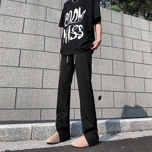 现货 松紧腰冰丝修身拉链西裤休闲裤男 K701-K702-K703-P45 控68图片