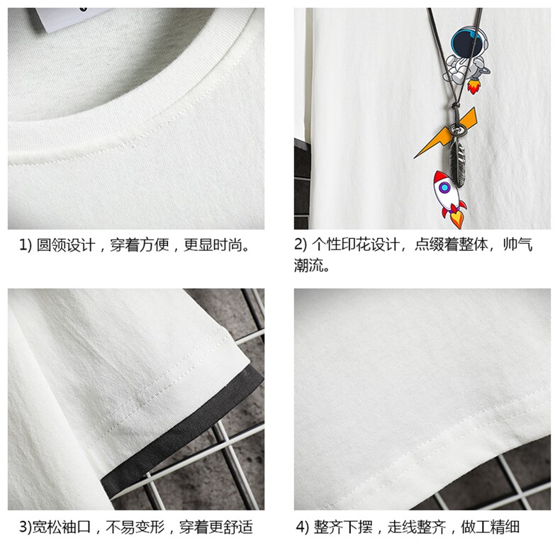 JT55165-P25假两件短袖t恤男大码胖子半袖体恤半截袖网格挂拍,男装T恤,电商A040A