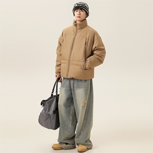 2025冬季新款男日系潮牌立领白鸭绒羽绒服加厚外套棉衣YR52-F265图片
