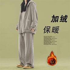 秋冬季加绒休闲百搭舒适三件套SJT869-常规特批176加绒特批206，男装休闲套装，星座718