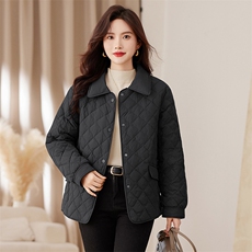 简约百搭白鸭绒羽绒服女2025新款衬衫领轻薄羽绒服休闲短外套，女装羽绒服，衣之秀