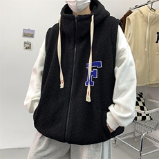 22冬款潮男羊羔毛棉马甲外套大码厚棉背心227-1*MJ200*，男装背心/马甲，星座227-1