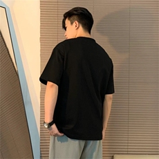 夏季280g重磅纯棉短袖手工钢标定制T恤T2450-特批33，男装T恤，星座1213