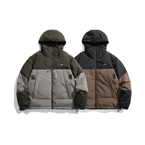 2025冬季新款男日系潮牌连帽白鸭绒羽绒服加厚外套棉衣YR36-F265图片