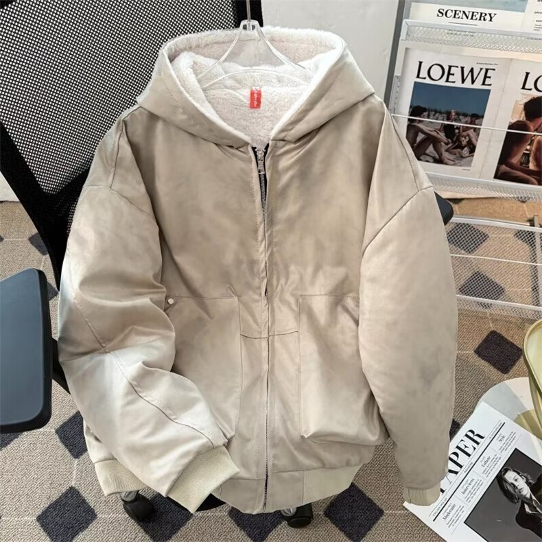 2025新款冬季cleanfit座山雕棉服男重帆布高级感加绒夹克外套加厚图片
