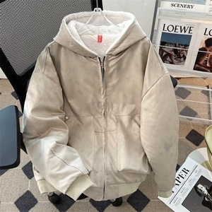 2025新款冬季cleanfit座山雕棉服男重帆布高级感加绒夹克外套加厚图片