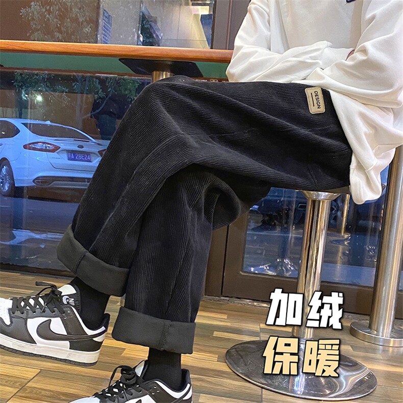 XZ409-1秋冬加绒加厚灯芯绒休闲裤,男装休闲裤,星座1514