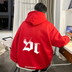 抖音得物供货 可提供视频 秋冬重磅美式宽松连帽卫衣DL1909图片