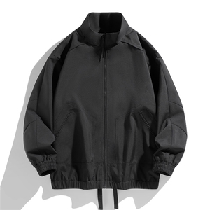 新款中性风户外夹克男立领纯色上衣冲锋衣外套DSA157B-JK7822-P60图片