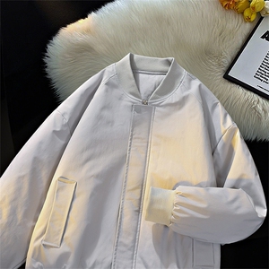 冬季clean纯色棒球服领棉服加厚短款棉衣 HZ8815-特P68不议价图片